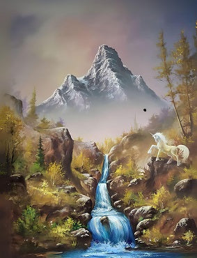 "Spirit Unicorn" - Canvas Print - Ken Skoda Studio