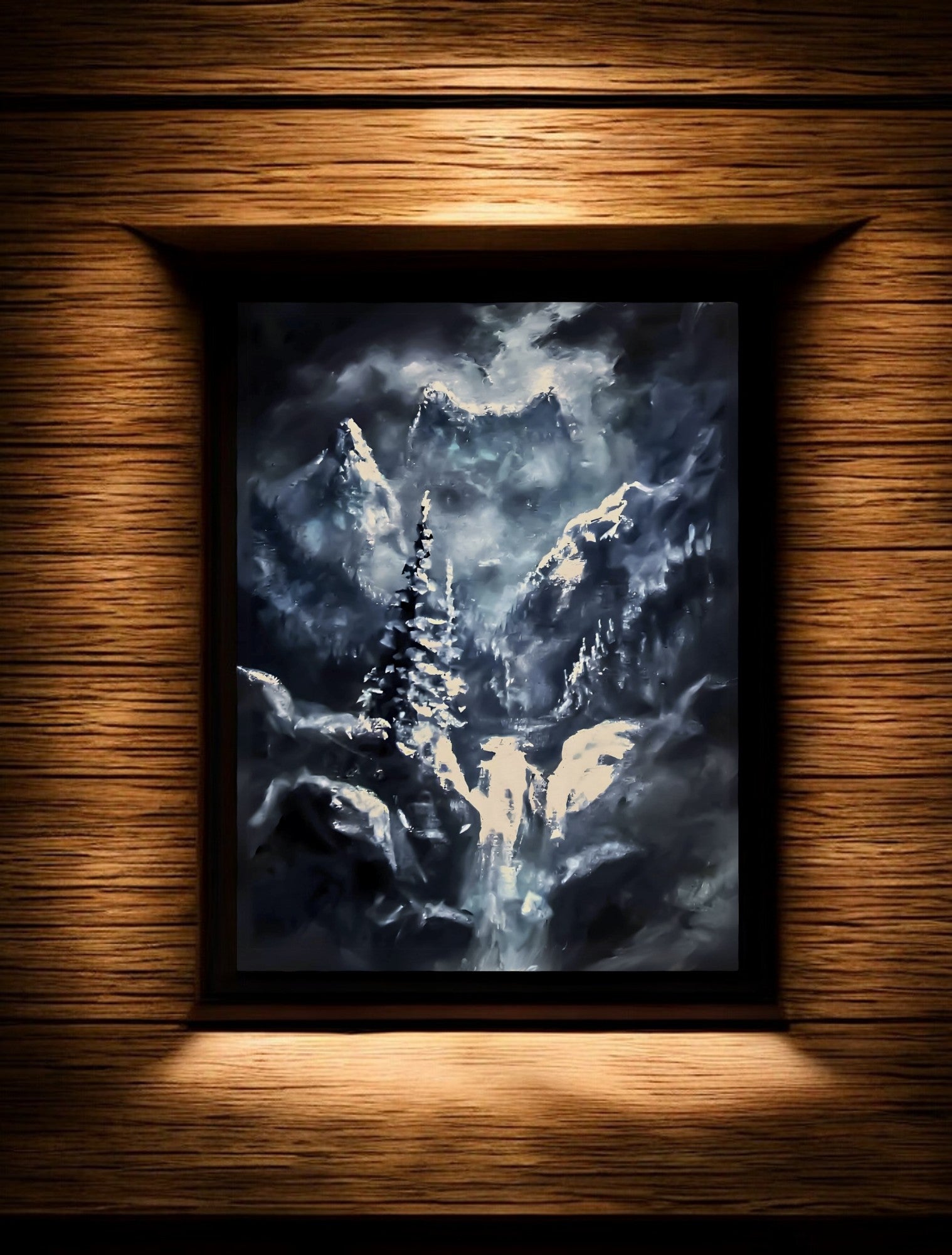 "Wolf Mountain" - Museum-Quality Print